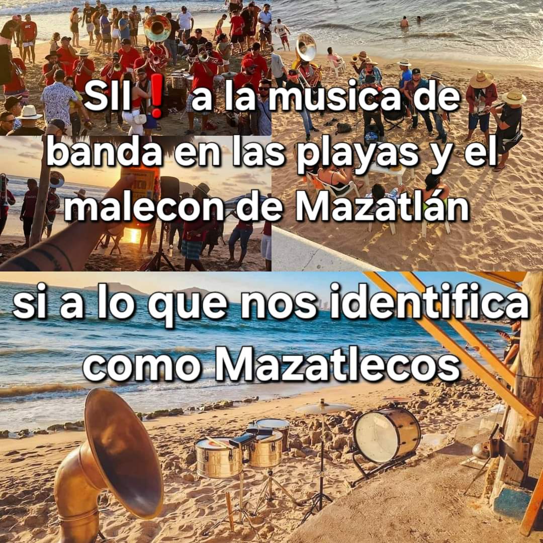 No por nada somos #Mazatlán la capital mundial de la banda 🫡