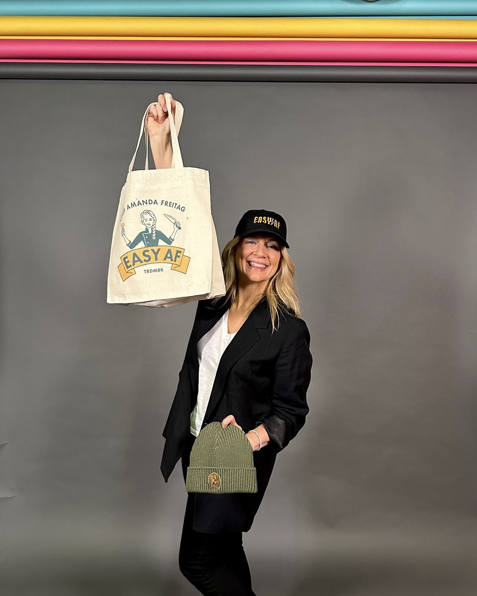 I heard #EasyAF gear is the hottest spring fashion trend. 😉 Be sure to rep TeamAF all year long with a shirt, hat, hoodie, or even a tote — you can browse and shop here: shop.amandafreitag.com