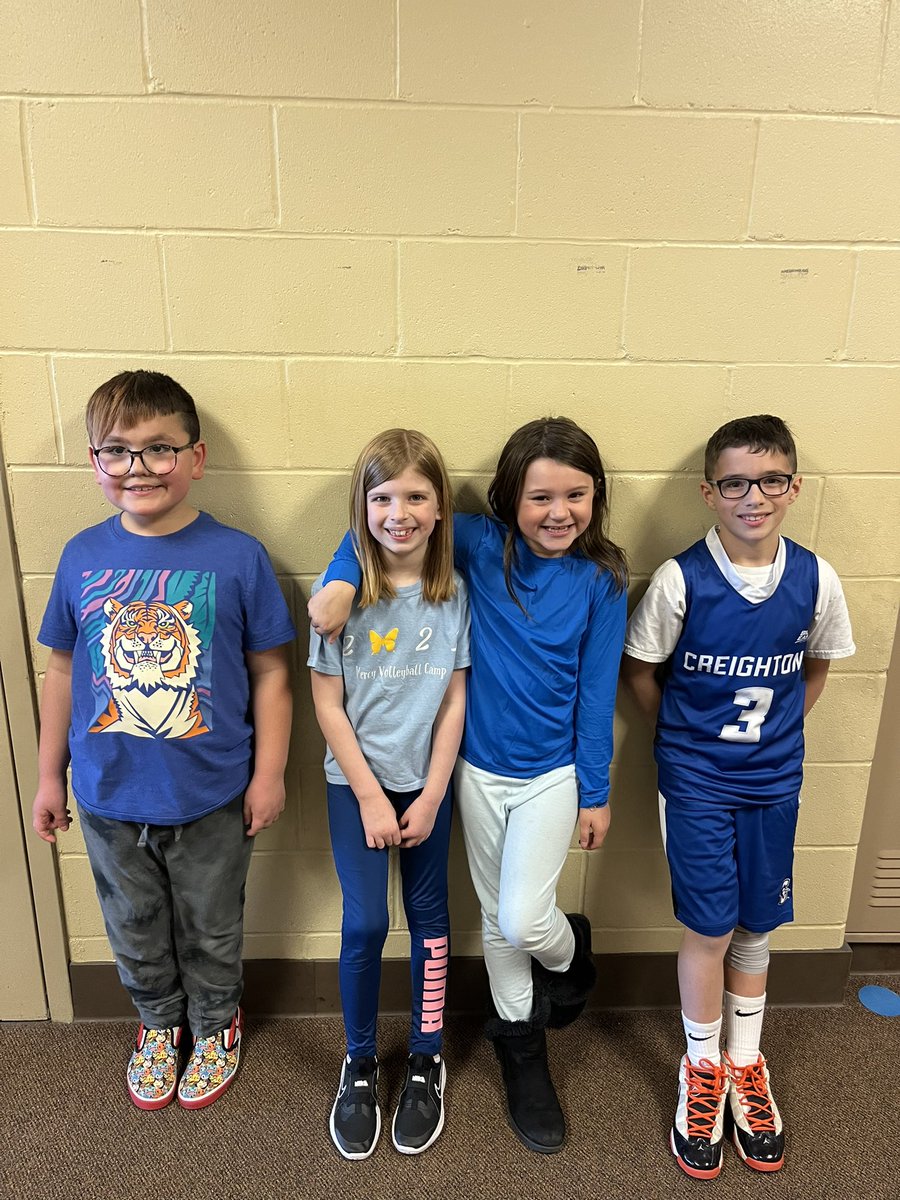 When you have a @OPS_Saddlebrook grad playing in the Sweet 16, you celebrate with @JasenGreen44 #GoJays #BlueandWhite day! @cucoachmac @BluejayMBB