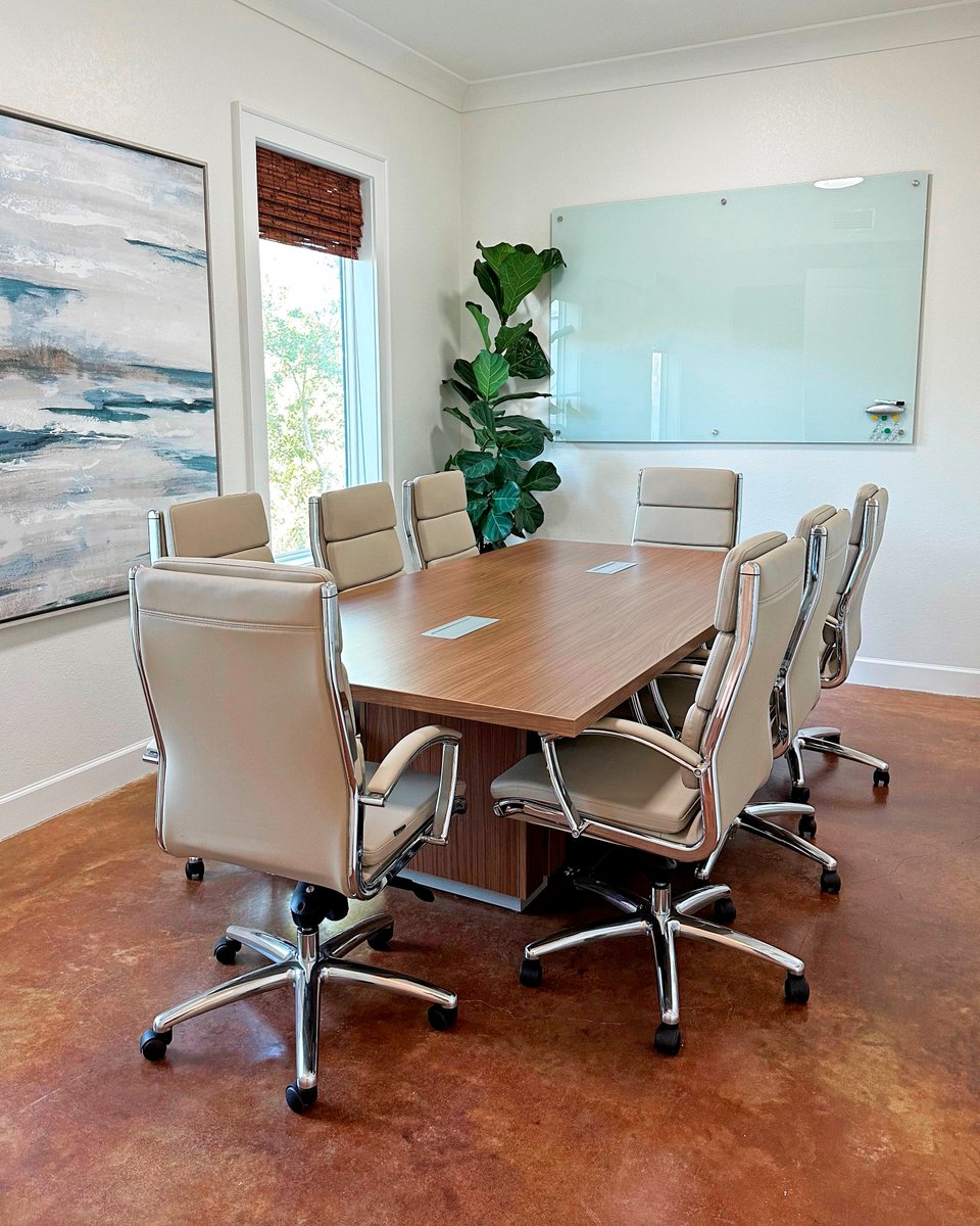 Take a peek inside our customer's newly decked-out conference room featuring a beautiful Global Furniture Zira table with Sand leather chairs – the perfect blend of style and purpose! 🌟
📍 Mobile - Foley - Pensacola
mcaleers.com