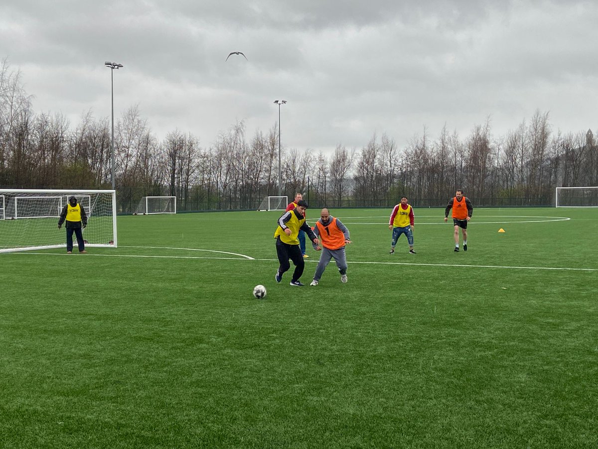 Today was our last session of our New Scots programme for the Easter Holidays. Our group have brought bundles of energy and enthusiasm each time they attend. We look forward to continuing our partnership with Stirling Council to help provide opportunities for these guys 👏🔴⚪⚽