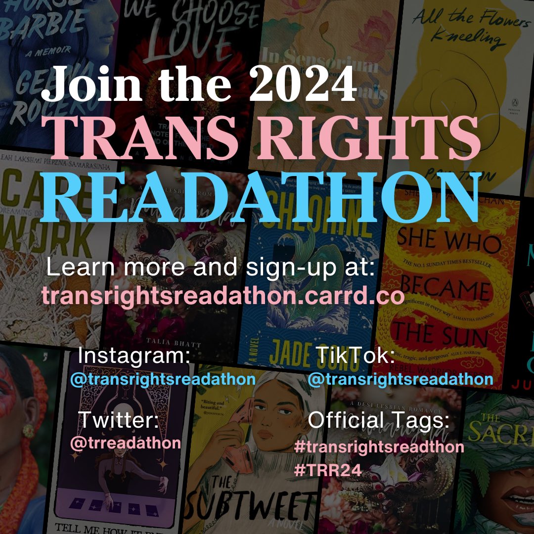 Diversify your #transrightsreadathon TBR today with books written by Asian authors! 

Don’t forget to check out our Storygraph for even more book recommendations, or reply with some of your own