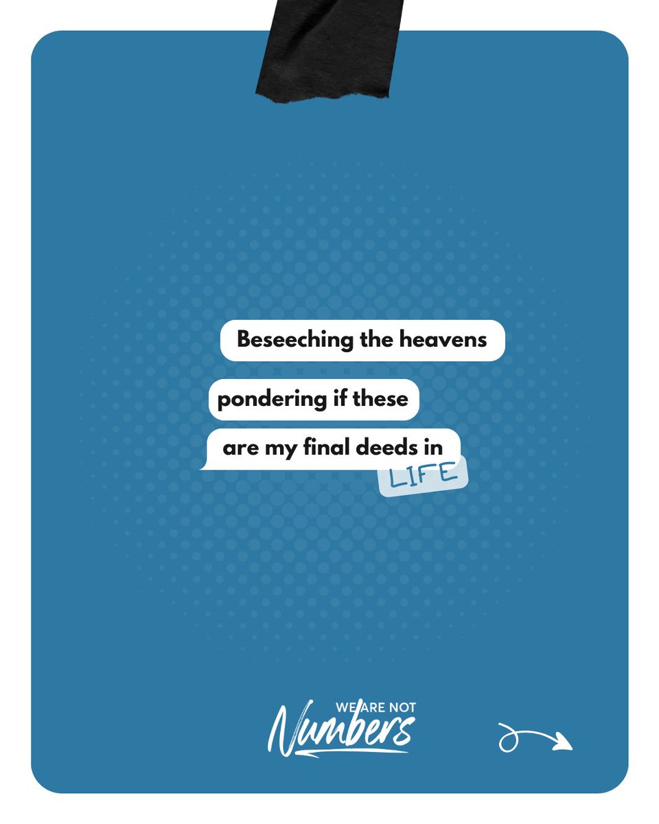 Read “From Now On, You Are Another Person' LINK BELOW 👇🏻

wearenotnumbers.org/from-now-on-yo…

#Gaza #WarSurvivors #HopeInAdversity