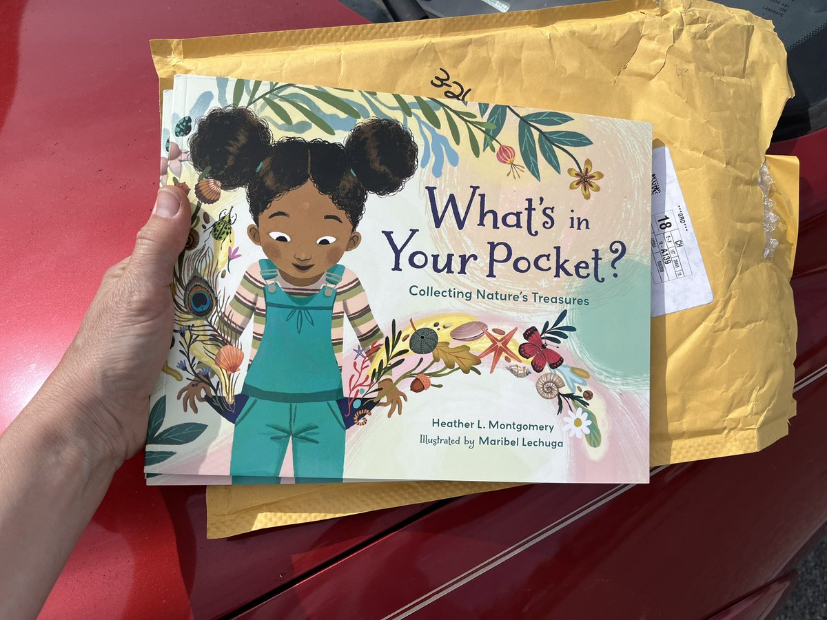 Was excited by this surprise package from @charlesbridge ! WHAT’S IN YOUR POCKET? is coming out in paperback soon!