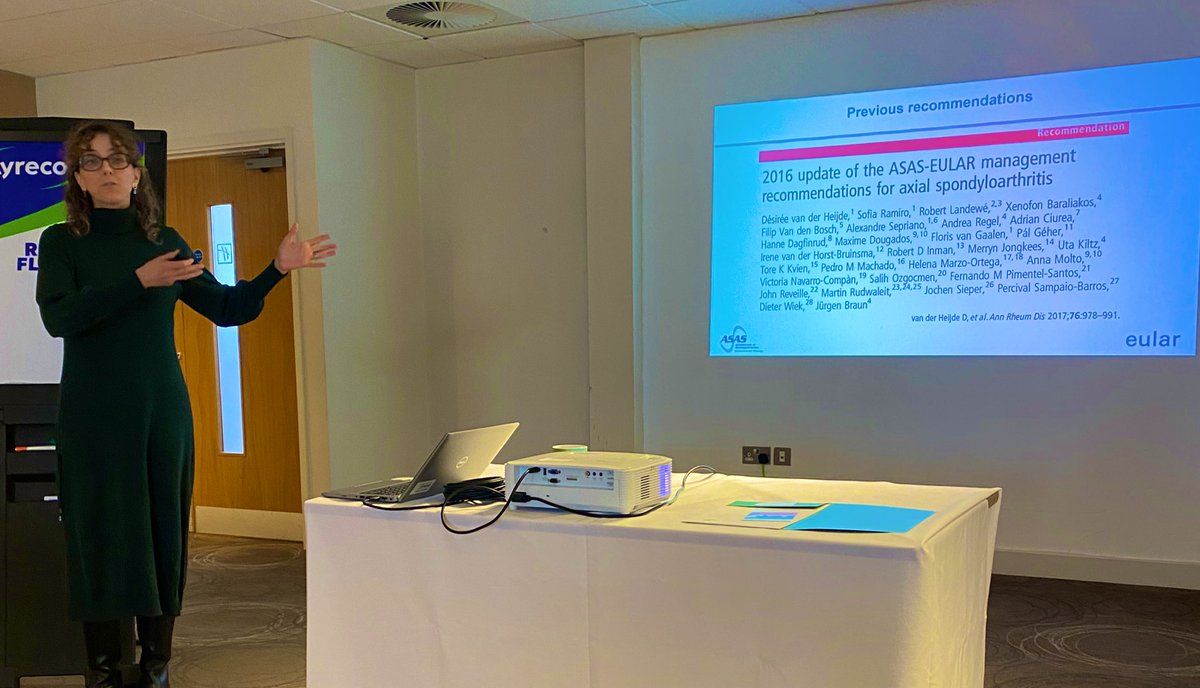 Great to have such positive engagement at the SCAN meeting today 😀 @ElenaNikiUK gave an excellent presentation on the @Official_ASAS @eular guideline for #AxSpA & @NASSchiefexec updating us on the remarkable progress being made by @NASSexercise in reducing delay to diagnosis✅