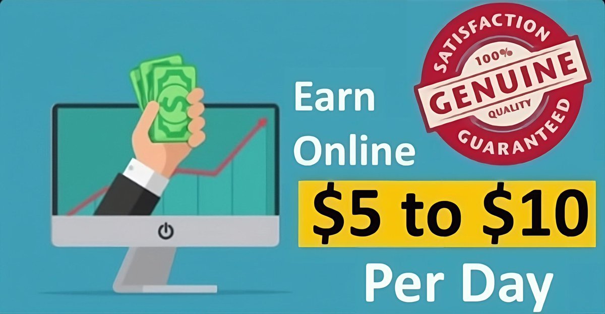 Apply this job for Per day $10 USD earning.
Send your detils in this mail for earning.
Gmail:onlinejobsforearn24@gmail.com

#onlineearningtips #earnings #makemoneyonline #makeonlineincome #Earncrypto #EARNING #freelancing #Earningsite #Online