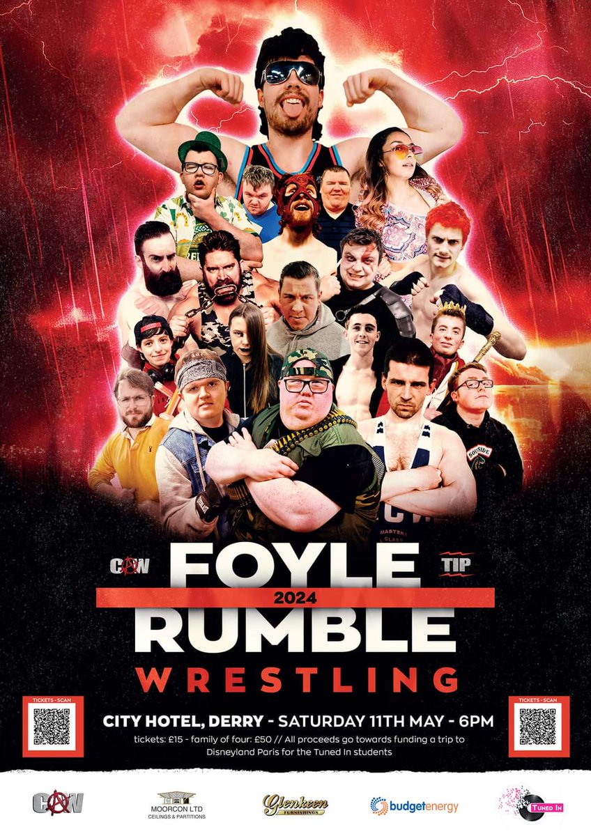 Let's rumble! CAW comes to Derry for the first time ever for a one of a kind show in association with The Tuned In group. Tickets available at eventbrite.co.uk/e/the-foyle-ru…