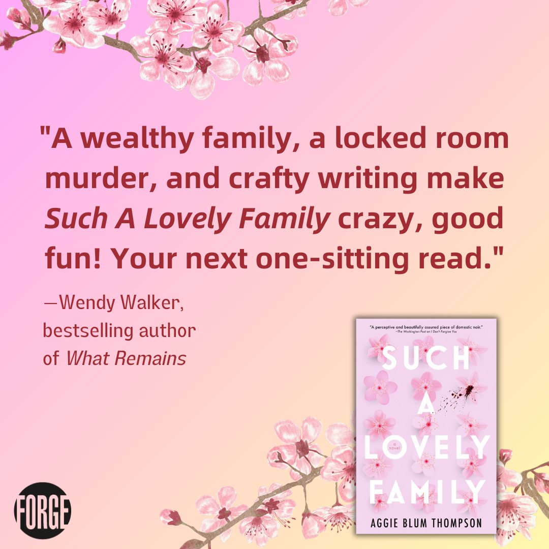 Looking for a good book this weekend? Well, according to @Wendy_Walker, you should consider #SuchALovelyFamily by Aggie Blum Thompson! Get your copy here: us.macmillan.com/books/97812508…
