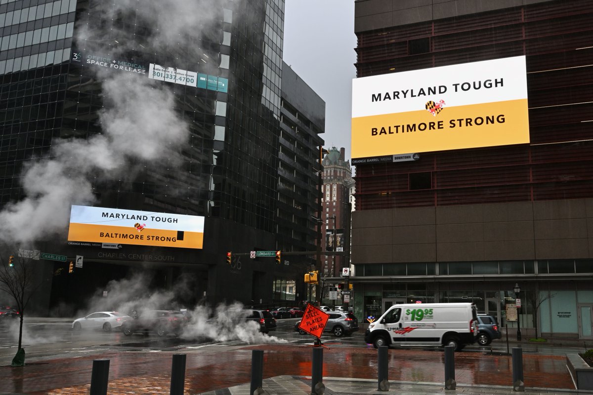 We will get through this because we are Maryland Tough and Baltimore Strong.