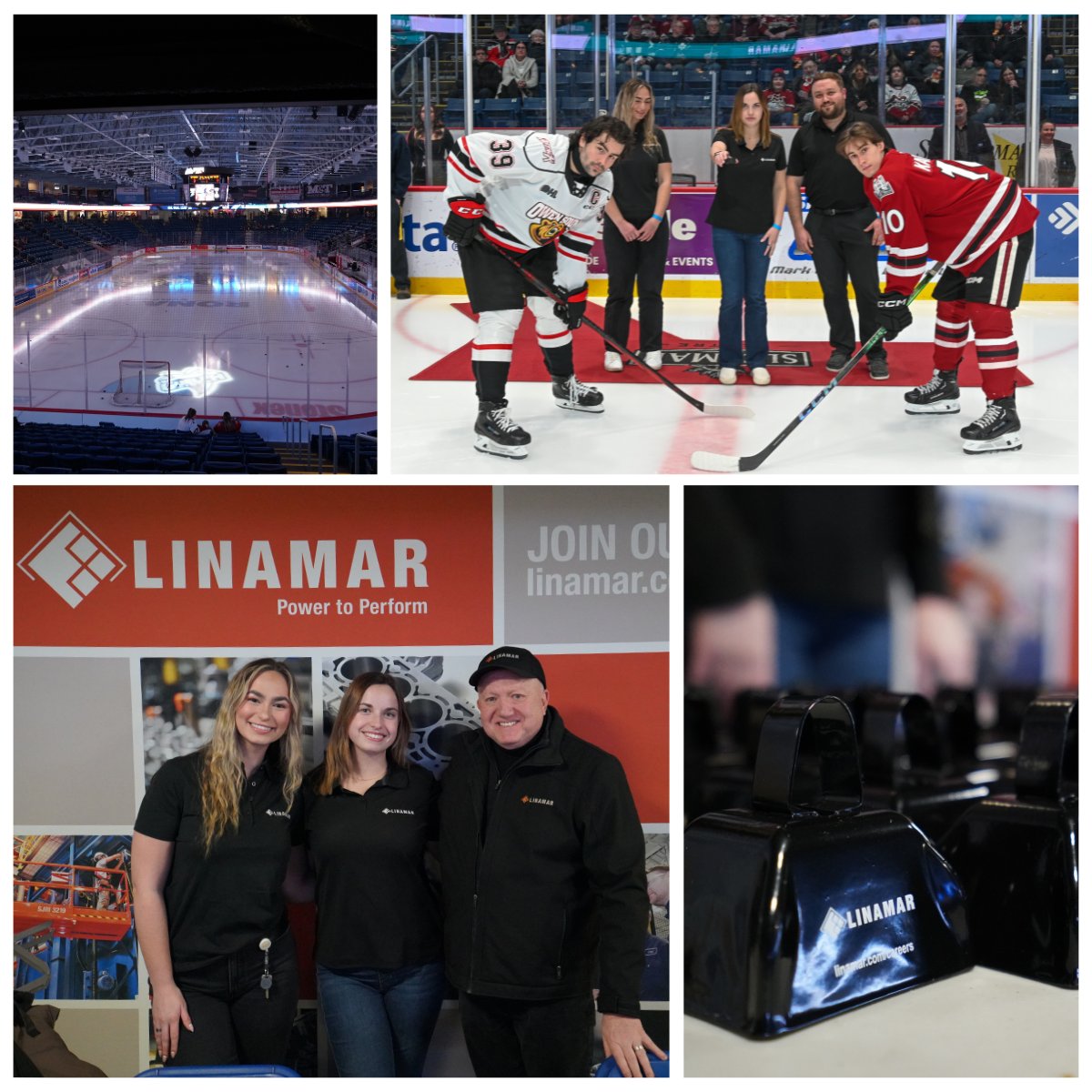 Linamar is proud to have sponsored the final regular season @Storm_City hockey game. We had a blast handing out hand clappers, mini sticks, and cowbells to amp up the excitement. Thank you to the Guelph Storm and its fans for having us.