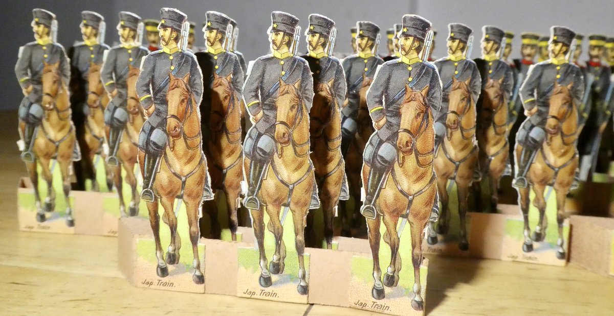 PabloGr13346576's tweet image. soldatini.eu/2024/03/japane…
Japanese Army paper soldiers WW1 🇯🇵

Japanese Army embossed cardboard soldiers was produced by Fridrich des Grossen - Luxus Papierfabrik (Berlin, Germany) before 1919. 
#eusoldatini, #JapaneseArmy, #Papersoldiers, #RussoJapaneseWar, #WorldWar1, #WW1
