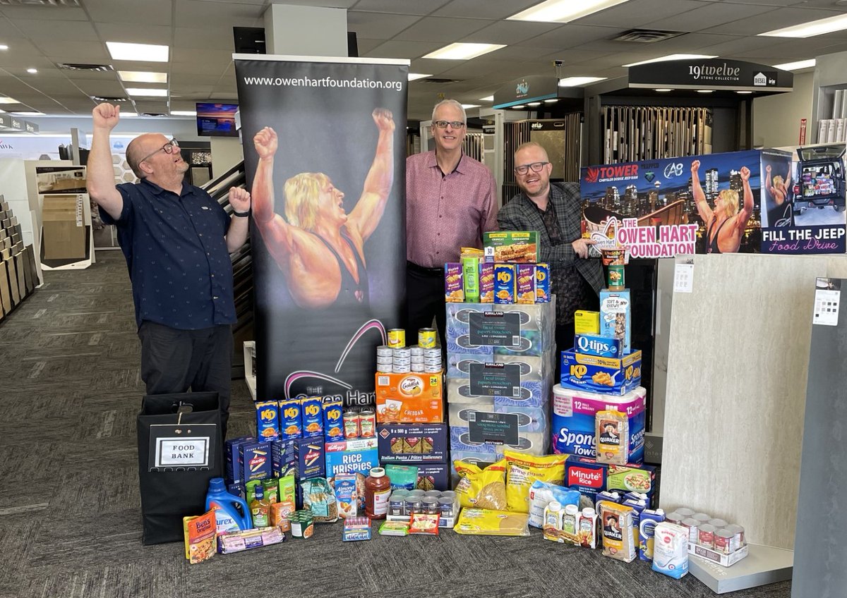 Thanks OHF partner After Eight Interiors and their dedicated team Ted Bowen, Jimmy Lee Venard, and Bruce Lamb for donating/collecting much needed food for our OHF Easter 'Fill the Jeep' Food Drive that runs til March 31st! Supplies can also be dropped at TRAPPED & Tower Chrysler.