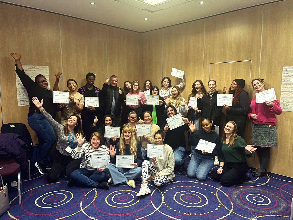 SarahTahsildar's tweet image. 24 brilliant new Caregivers 🎉Completing ASIST is a significant achievement, and your commitment to suicide prevention is truly commendable. Thank you for stepping up to make a difference in your communities. Keep up the amazing work! @LivingWorksAus @THCEPN @Living_Works