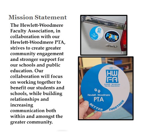 HWFA & HWPTA thank you, @nysut! Our foundation for a future of collaboration and success for our students, families, and our teachers is on its way!