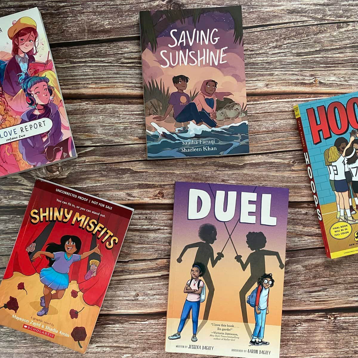 Many teachers tell me that one of the most popular shelves in their school libraries is the graphics section — especially the realistic fiction graphic novels. Here are some options for grades 6-8. buff.ly/3U3o07T