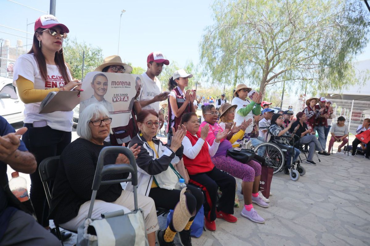 Los adultos mayores son una gran causa que mueve a nuestro movimiento. Desde #Morena vamos a seguir impulsándolos para que se siga haciendo justicia porque se lo merecen. Gracias a todos y todas por compartir sus historias de vida y escuchar nuestra propuesta. #ElCambioConfiable