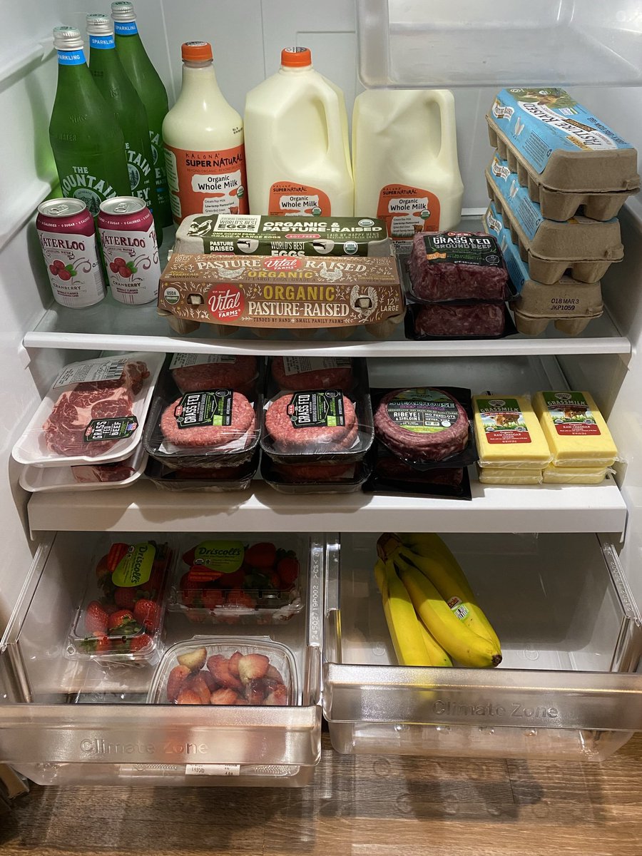 flewidd's tweet image. just restocked the fridge