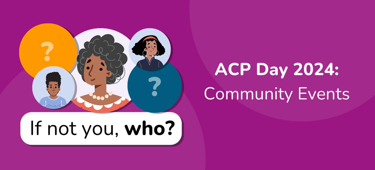We want to know how your community is recognizing Advance Care Planning Day! Submit your events to be featured on #ACPinCanada's national list. Email event details to info@advancecareplanning.ca | #ACPDay2024 #IfNotYouWho