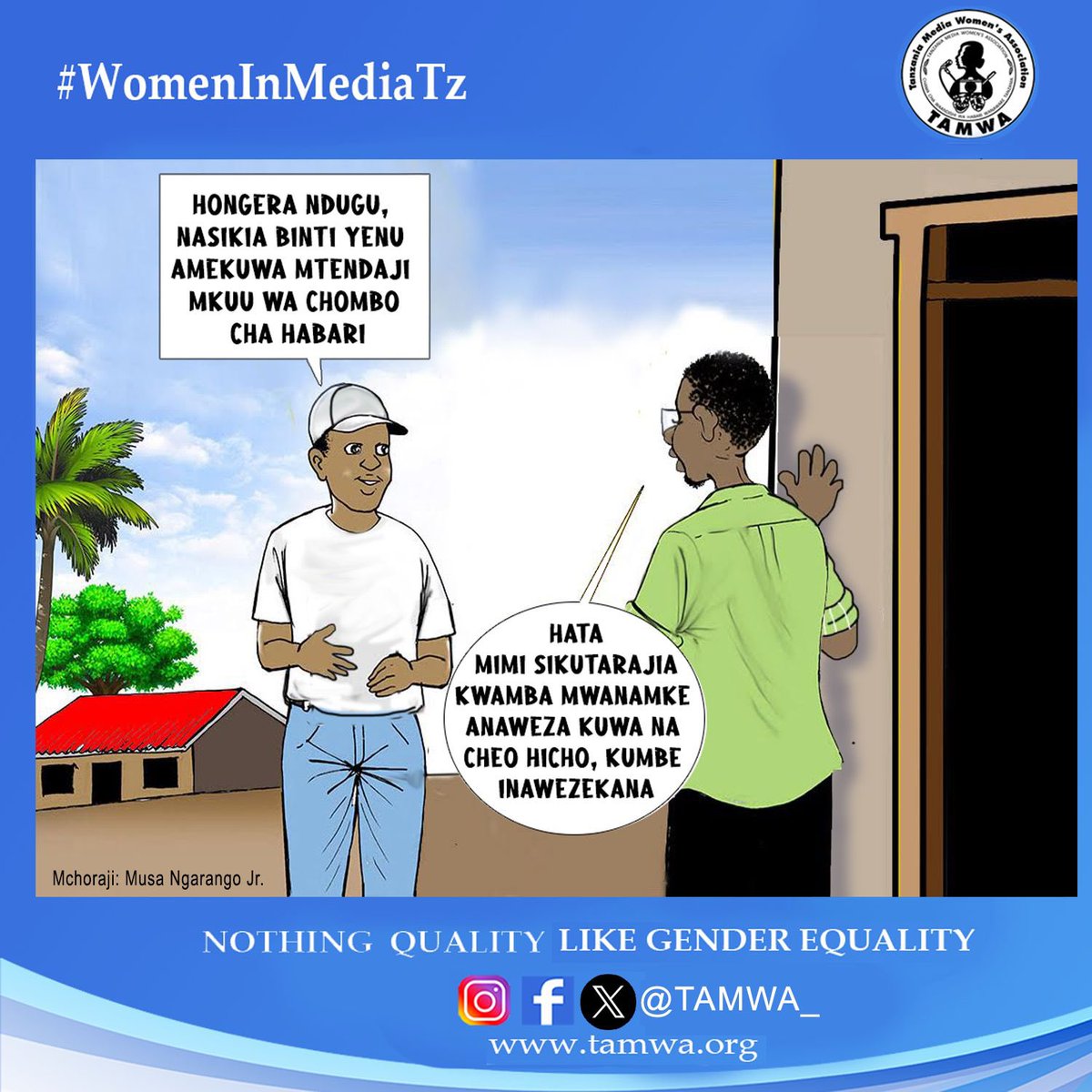 Ni wakati sasa wa kumuamini mwanamke kuwa anauwezo  wa kufanya mapinduzi makubwa kwenye tasnia ya Habari.
#WomenInMediaTz
@TAMWA_