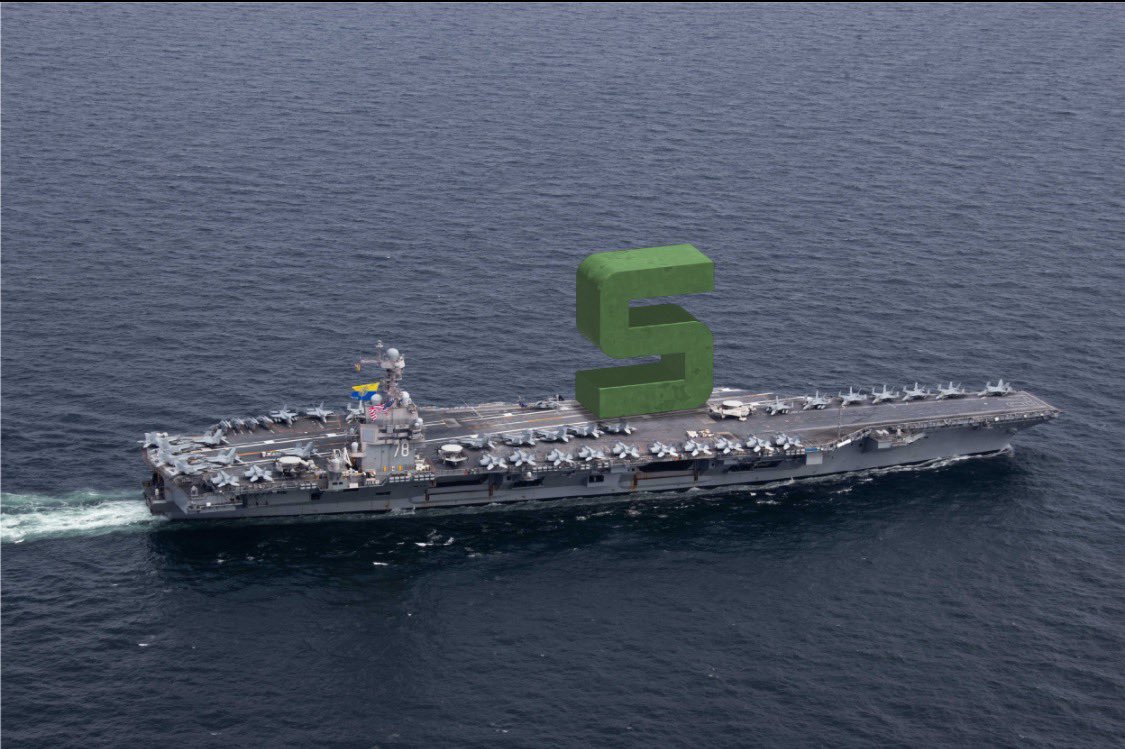 #USSGeraldRFord earned the CNO Afloat Safety “S,” recognizing outstanding contributions to fleet readiness, morale, efficiency, and economical use of resources through safety. Thanks to our amazing Safety team and every Sailor for contributing.
#USNavy #CVN78