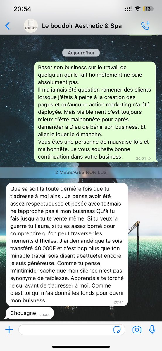 Le travail de Community Manager au Cameroun 💀💀💀💀💀

J’ai créé le contenu même de 3 mois (environ 150 photos), créé des visuels, travaillé sur l’image digitale de l’institut, je l’ai accompagné dans la création et la gestion de la publicité.
Quand elle a tout appris /1