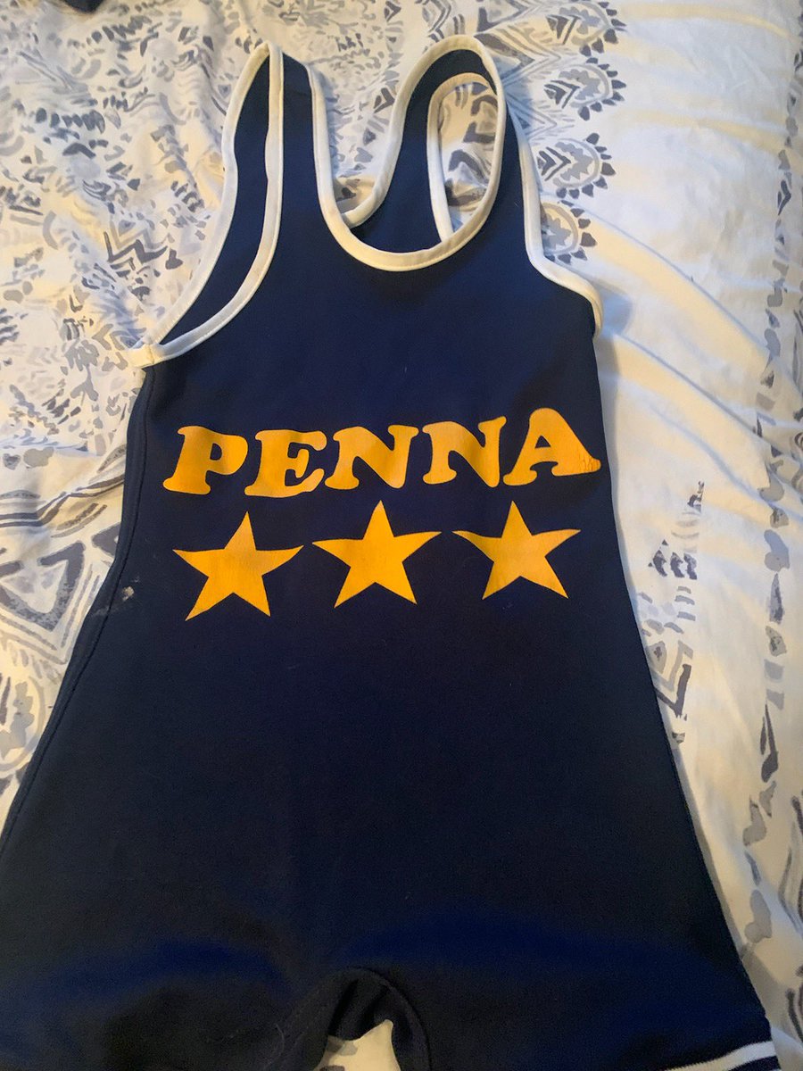 Singlets from the Past! 

Thanks to Bill Bertrand who wrestled for the PA All-Stars in the first Classic (1975) for sharing a pic of his singlet! ✨

Also, thanks to Phil Mary who also wrestled for the PA All-Stars in 1983 for sharing his pic! ✨

If anyone else still has their
