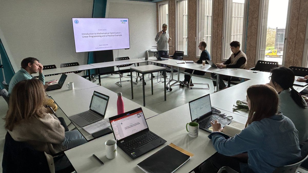ETHZ_ESD's tweet image. 👏Many thanks to Prof. Ramin Roshandel (sharif.ir/~roshandel/) from Sharif University of Technology for his seminar at ESD!
He introduced #LinearProgramming and shared a case study on optimizing the economic and environmental cost of building #Greenhouses in Switzerland &Iran🌿