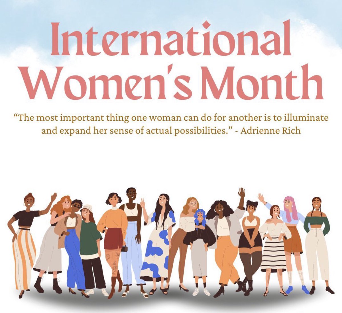 "The most important thing one woman can do for another is to illuminate and expand her sense of possibilities". Adrienne Rich.
Happy International women's month from Independence House...#ihteens
