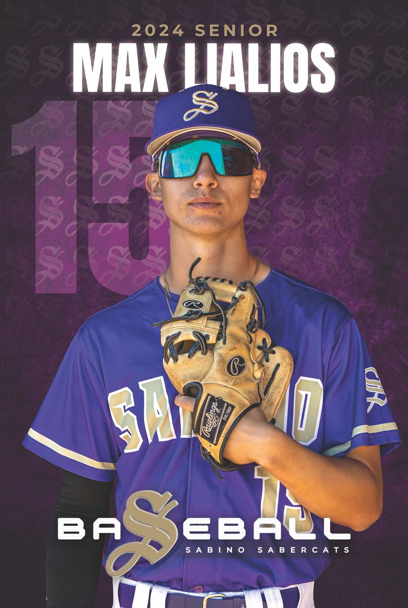 Max Lialios has played all 4 yrs at Sabino.  He is a pitcher/utility player.  Max played basketball and baseball in his youth.  He will continue baseball at Emporia State. He best memories are bonding and competing with his teamates. We wish you the best and we thank you sir!