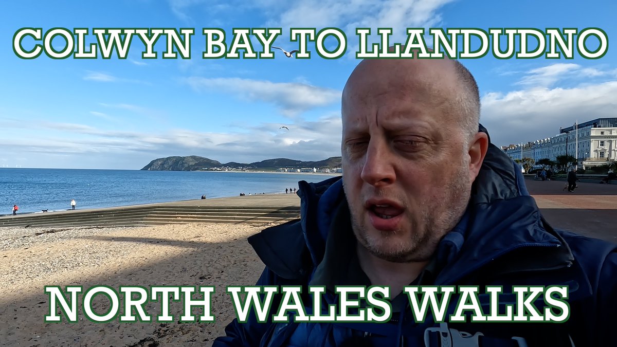 A video of walk from Colwyn Bay to Llandudno along the Wales Coastal Path youtu.be/8Lm7pleqOA8 #colwynbay #llandudno #walking #walescoastalpath