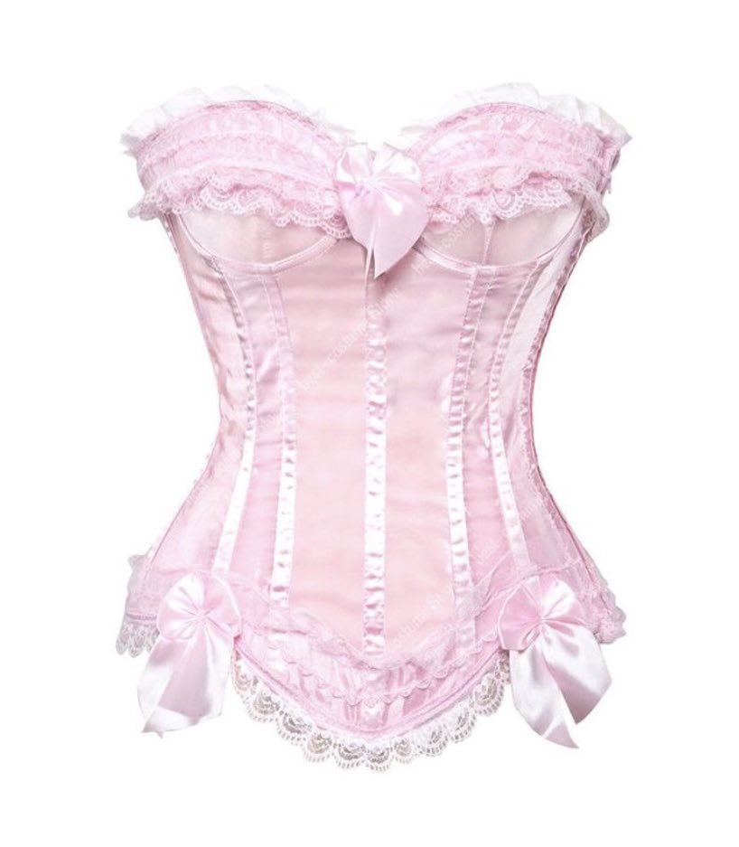heartipink's tweet photo. the prettiest pink corset https://t.co/Fb1r83ccx4