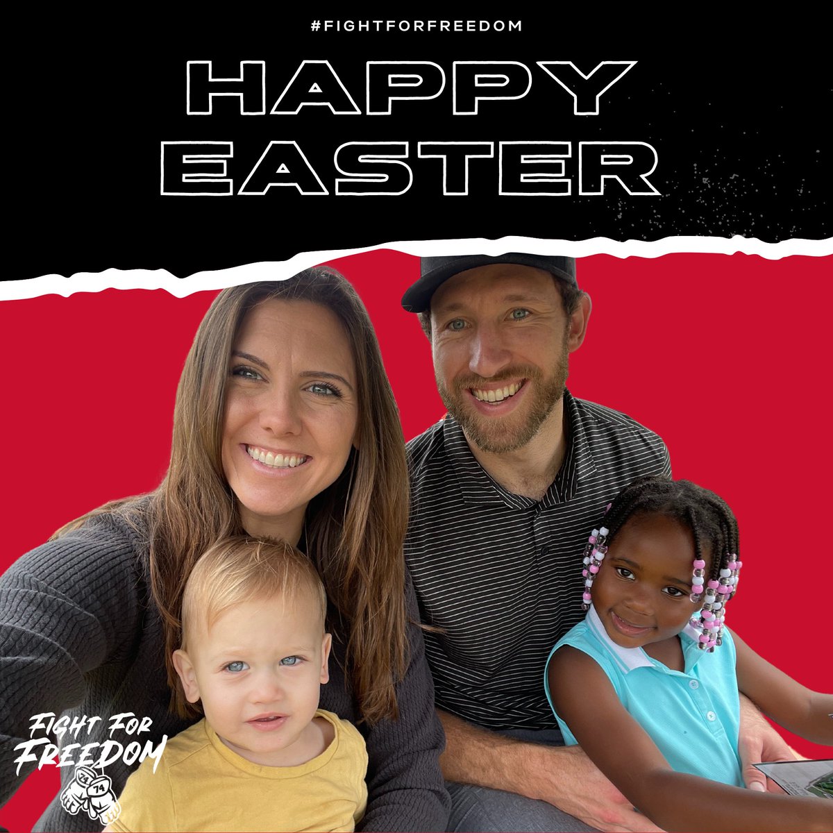 Happy Easter from our family to yours! Today we celebrate eternal hope and new life.

#FightForFreedom #PointsForFreedom #FightForFreedom74 #JaccobSlavin #IJM #EndHumanTrafficking #EndSlavery #Hockey #Justice #CarolinaHurricanes #Canes #NorthCarolina  #EasterSunday #HeIsRisen