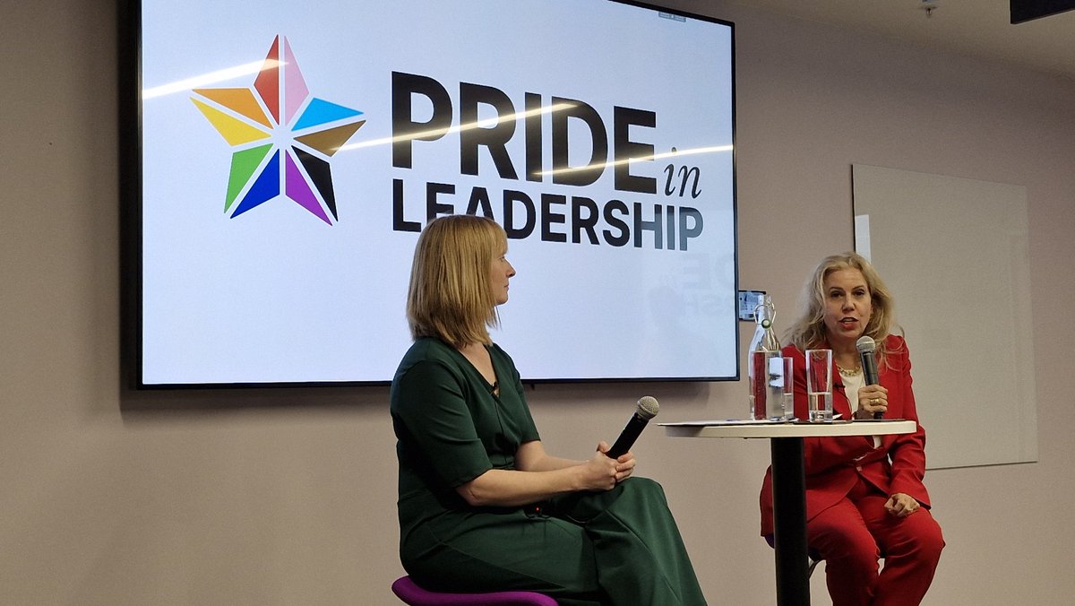 A really inspiring @PrideInLeaders event hearing from @steviespring1 about her life and career.