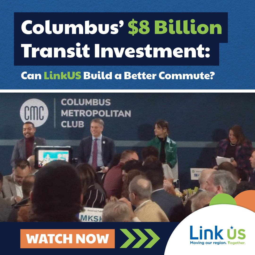 From how LinkUS will support inclusive growth to when Central Ohioans can expect BRT corridors to begin construction, the Columbus Metropolitan Club panel and forum discussed LinkUS' outcomes and answered questions for many. Watch now ➡️ youtube.com/watch?v=YX7F-x…