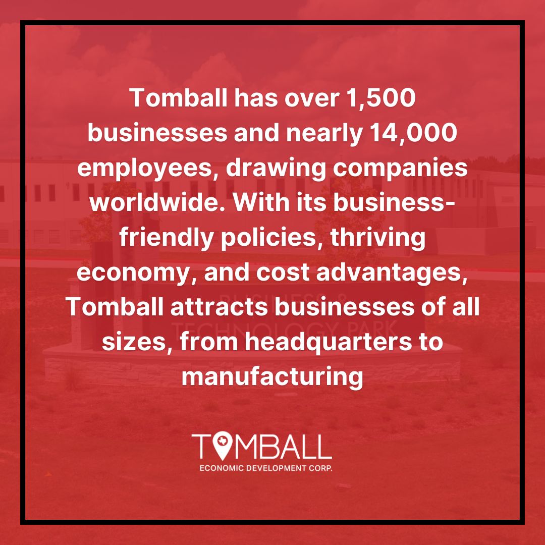 Check out Tomball's thriving business scene! With over 1,500 businesses and 14,000 employees, companies worldwide choose Tomball for its business-friendly environment, dynamic economy, and cost advantages. ✅ #TomballTX #VisitTomball #TomballTexas #Tomball #TexasSmallTown