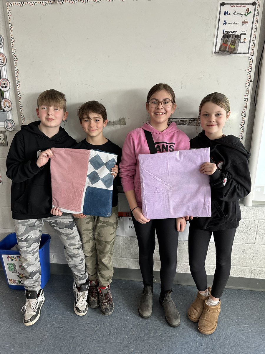 Showing our true leadership skills this afternoon. Building homemade sit-upons to share with our school community for learning outside! <a href="/AdmiralsAcad_NL/">Admiral’s Academy Navigators 🏳️‍🌈</a>