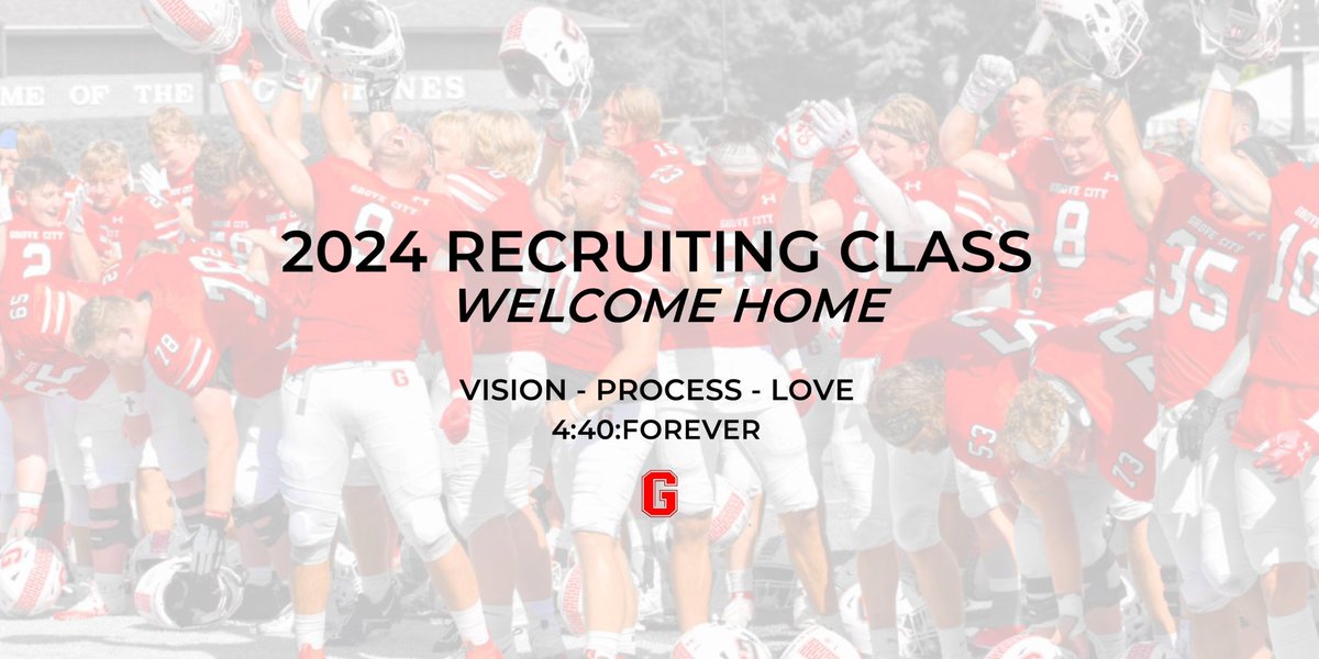 2024 recruiting class! Welcome home! Early next week we will officially welcome our 2024 recruiting class to the red and white! 

Keep an eye for the <a href="/CoachDiDonato/">Andrew DiDonato</a> welcome video. Shortly after our staff will welcome each position group. 

Next week! 🎥✍🏼 2️⃣0️⃣2️⃣4️⃣