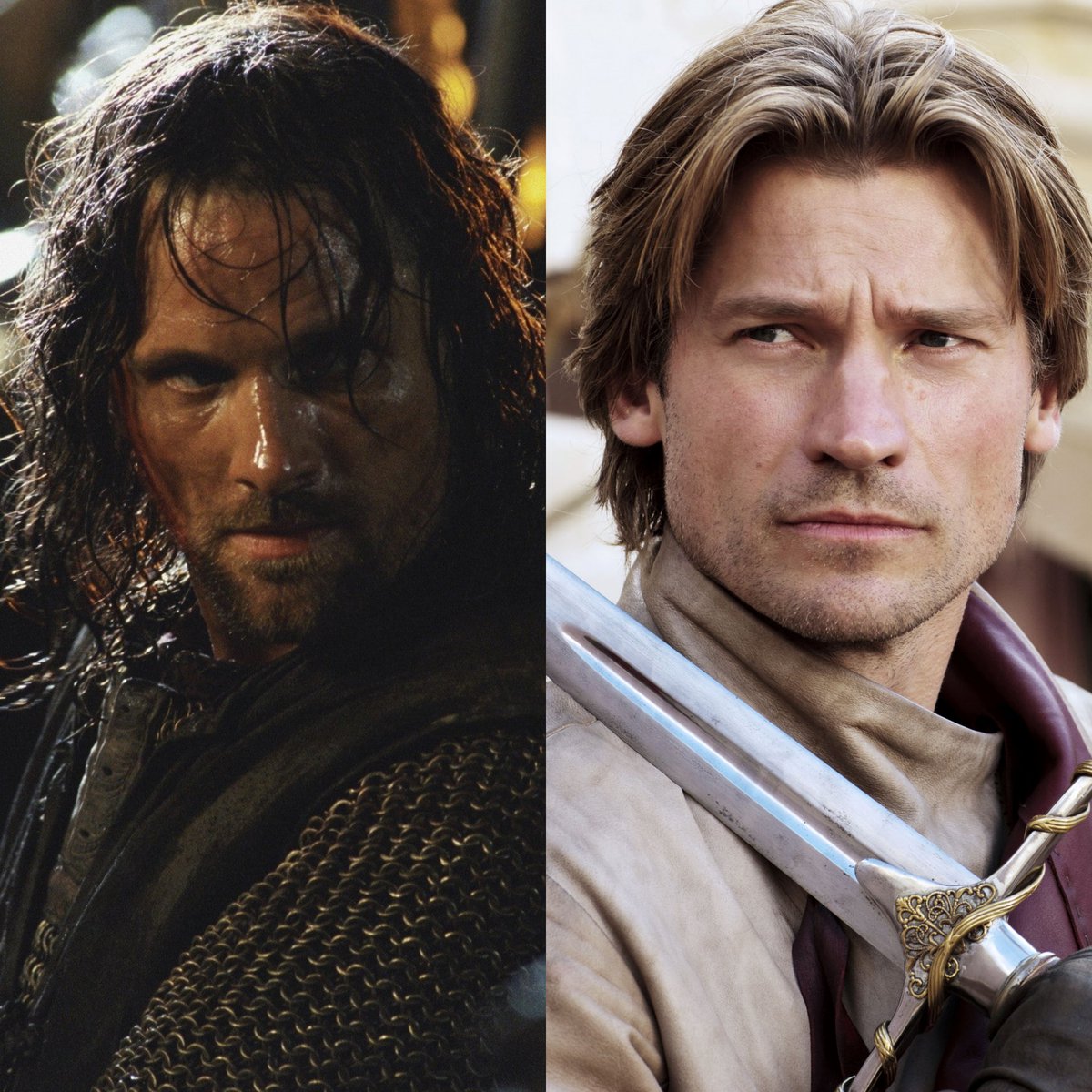 George R. R. Martin, Jaime Lannister ve Aragorn arasında ikisi de en iyi formundayken gerçekleşecek bir düelloda Jaime'nin kazanacağını düşünüyor.