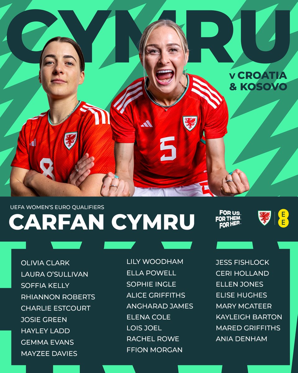 CARFAN CYMRU 🇭🇷🇽🇰 Time to get the road to reach @WEURO 2025 underway! Be there on Friday 5 April in Wrexham 👇 🎟️ faw.cymru/tickets #TogetherStronger