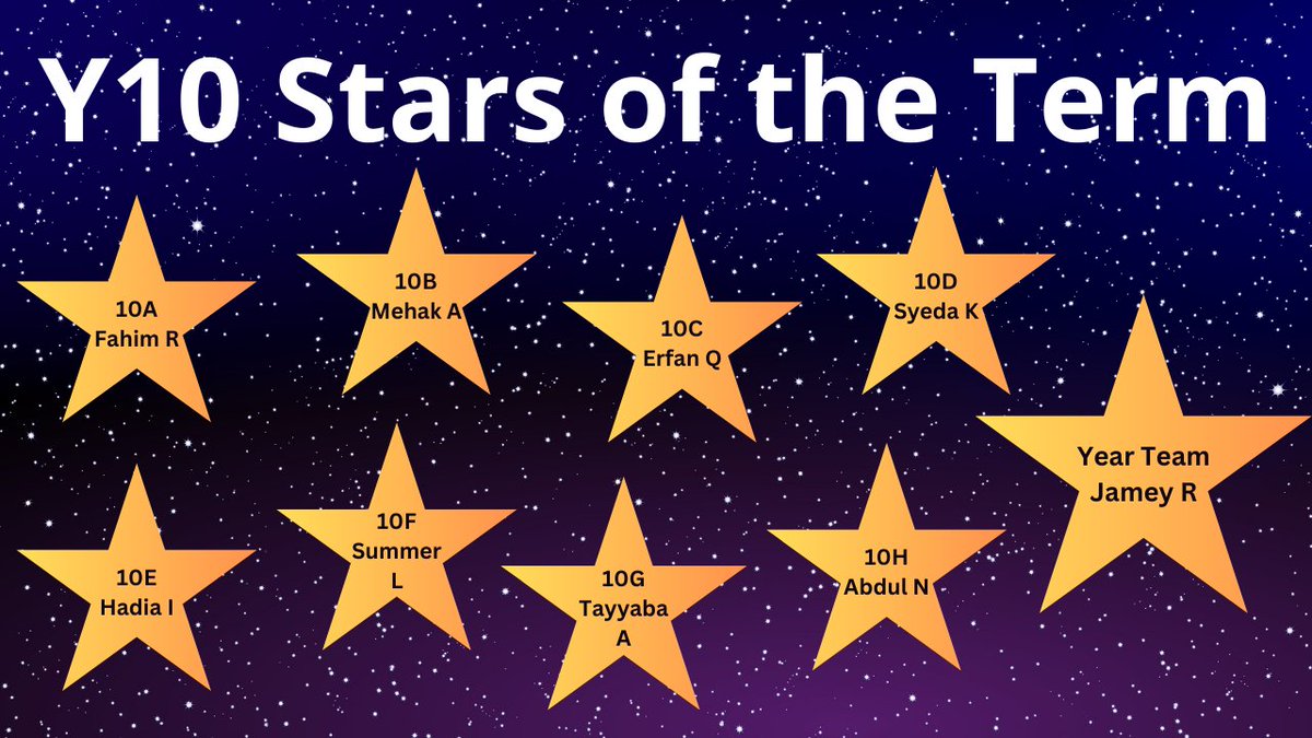 Y10 had their rewards assembly this week and we have had over 150 students recieve reward certificates!

Below are our Y10 stars of the term! 🌟🤩

We are so proud of you all!
🥳🌟🙌🎉📢🤩
#Weareharper #Attendancematters #TPWHDTRT