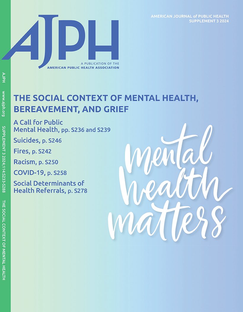 In a special issue of @amjpublichealth, @uclafsph professors and guest editors of the issue, Dr. Vickie M. Mays (@drvickiemays) & Dr. Susan D. Cochran, call for a reframing and redoubling of public mental health efforts. #ThisIsPublicHealth #MentalHealth ph.ucla.edu/news-events/ne…