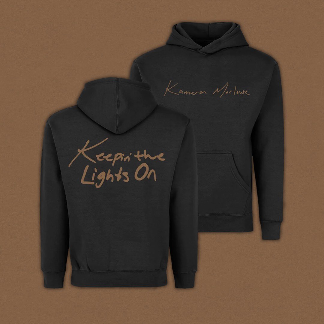 New Keepin’ the Lights On merch available for pre-order kameronmarlowe.manheadmerch.com