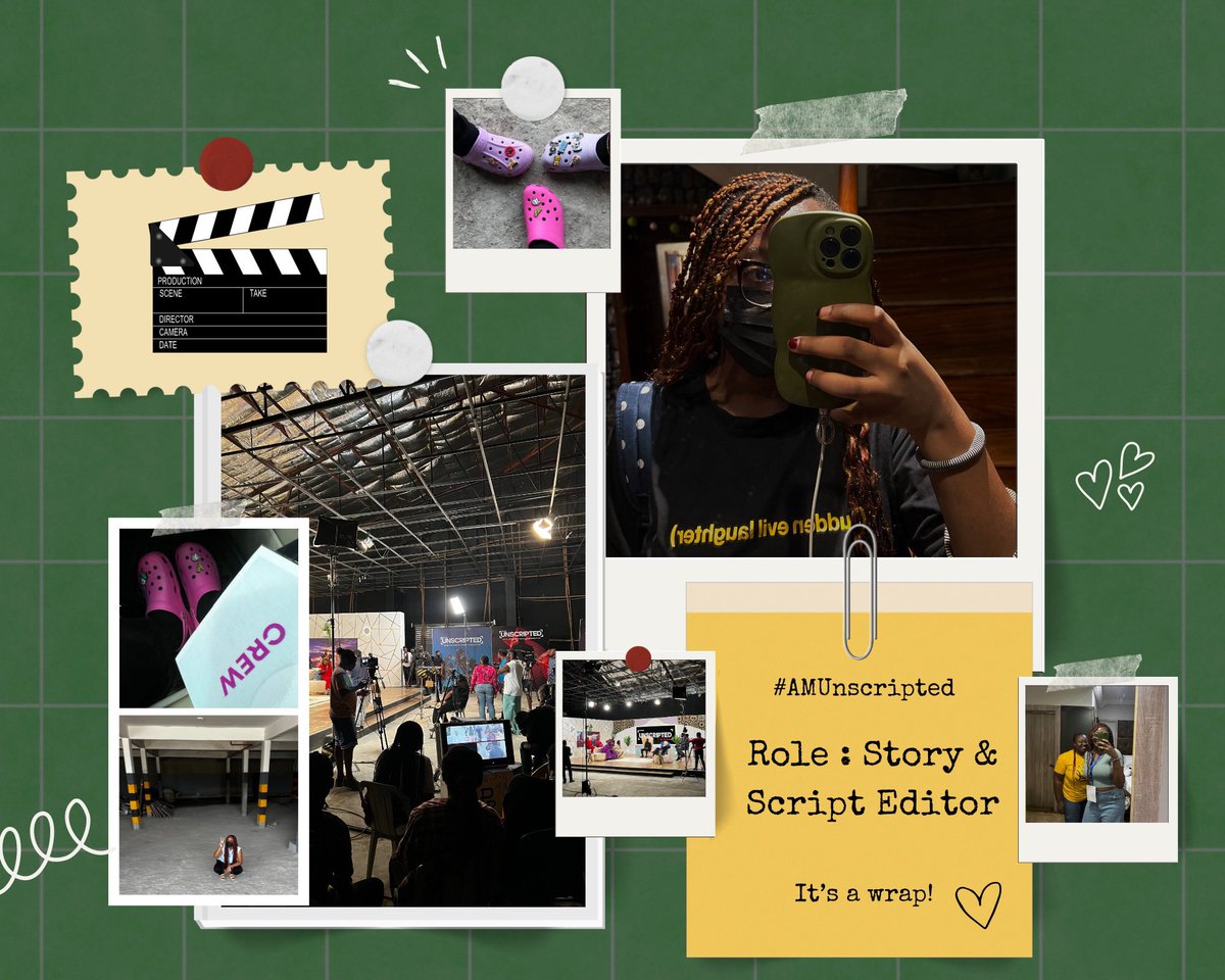 fatimahgimsay's tweet image. That’s a wrap on #AMUnscripted 
Thank you for an amazing 13 weeks with us. ❤️🫶🏾🥂