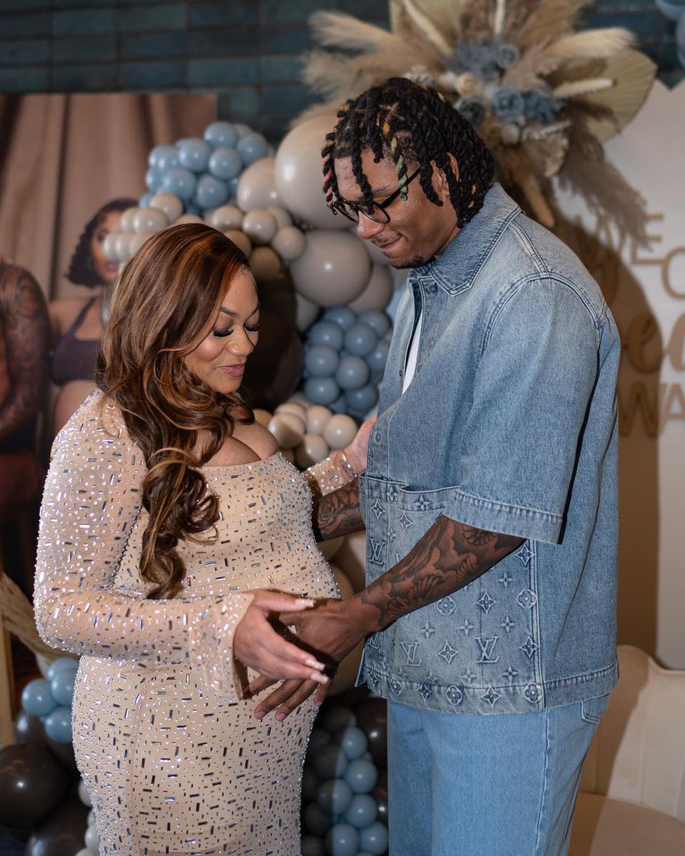 CONGRATULATIONS: #Colts star quarterback Anthony Richardson's and his fiancé Jada Richardson gave birth to a baby boy, recently.

🤍💙

It is their first child 👏