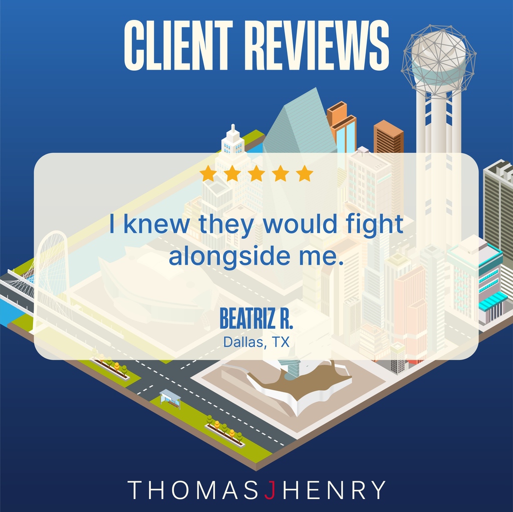 We're honored to receive this 5-star review from our valued client Beatriz. Your satisfaction is a testament to our commitment to delivering exceptional service and quality results! See more client stories, testimonials, and reviews at the link: thomasjhenrylaw.com/client-testimo…