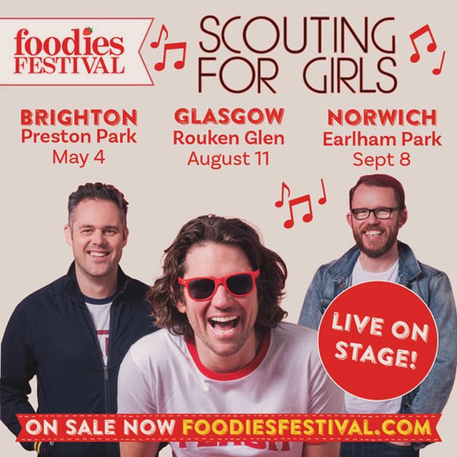 Only five weeks until our first @foodiesfestival of the year!!! Who has got their tickets for Brighton??