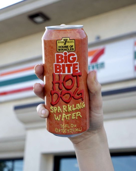 DailyLoud's tweet photo. 7-Eleven is reportedly releasing hot dog flavored water https://t.co/rAUk8h1EjQ
