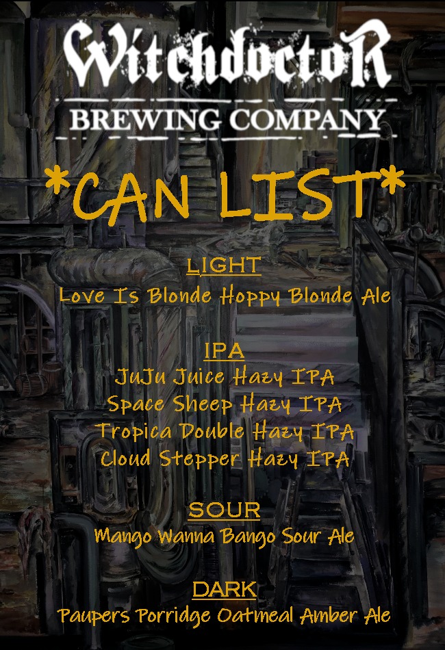 #weeklyevents #draftbeer #canbeer #witchdoctorbrewing #thecureforwhatalesyou #factorysquare