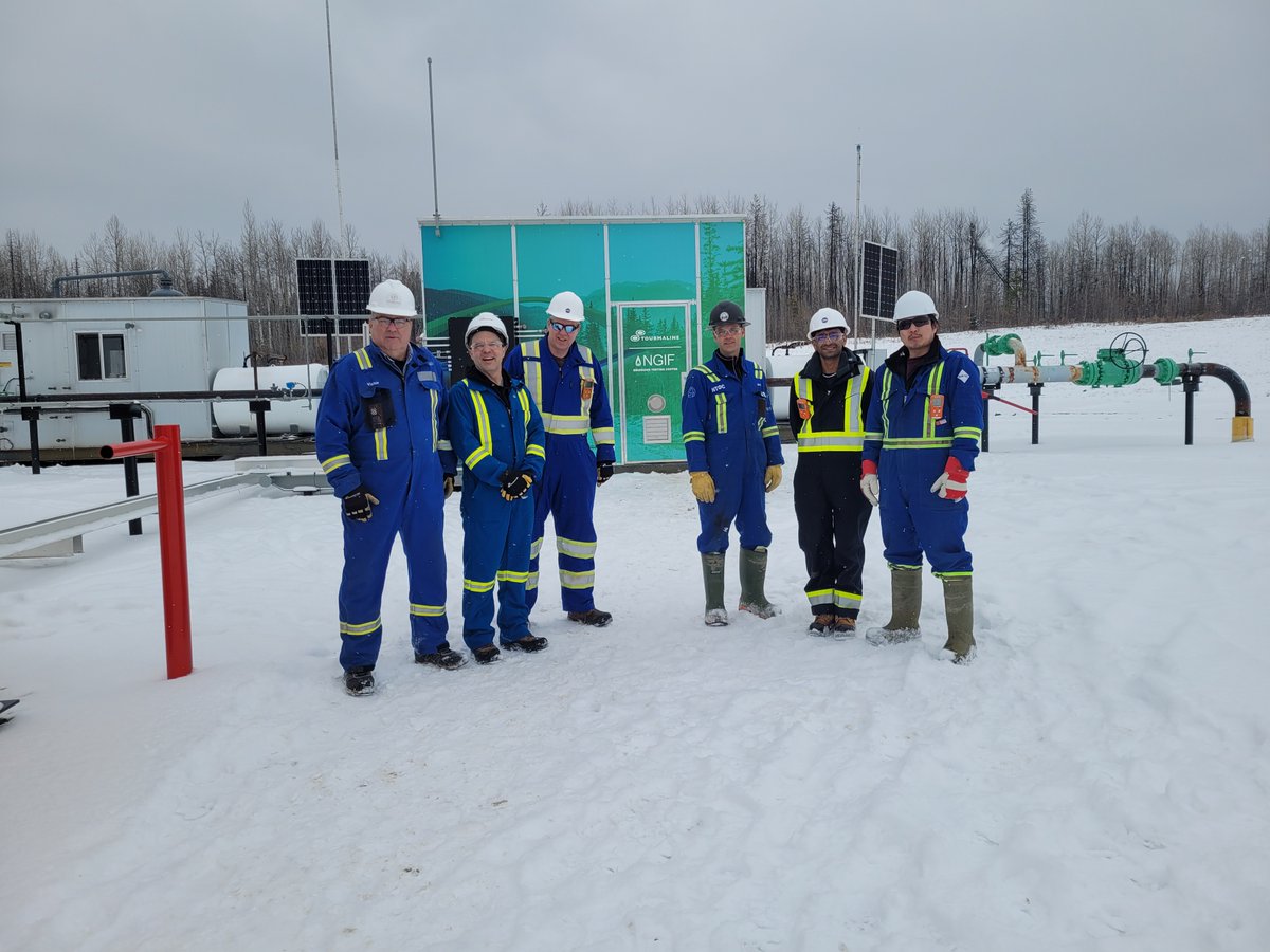TourmalineOil's tweet image. Through our partnership with #NGIFAccelerator &amp;amp; its Emissions Testing Centre Program, TOU is proud to support tech development to reduce methane emissions. We&apos;re tackling an exciting project this week with cleantech providers &amp;amp; partners, &amp;amp; wish everyone a great week in the field!