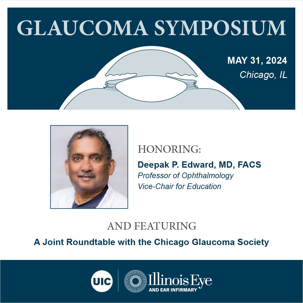 Registration is now live for the annual Glaucoma Symposium! The Symposium will be held in-person on Friday, May 31st, 2024. To register visit: ow.ly/mW6i50R2ulE #ophthalmologist #ophthalmology #medicine #doctor #glaucoma #symposium #education